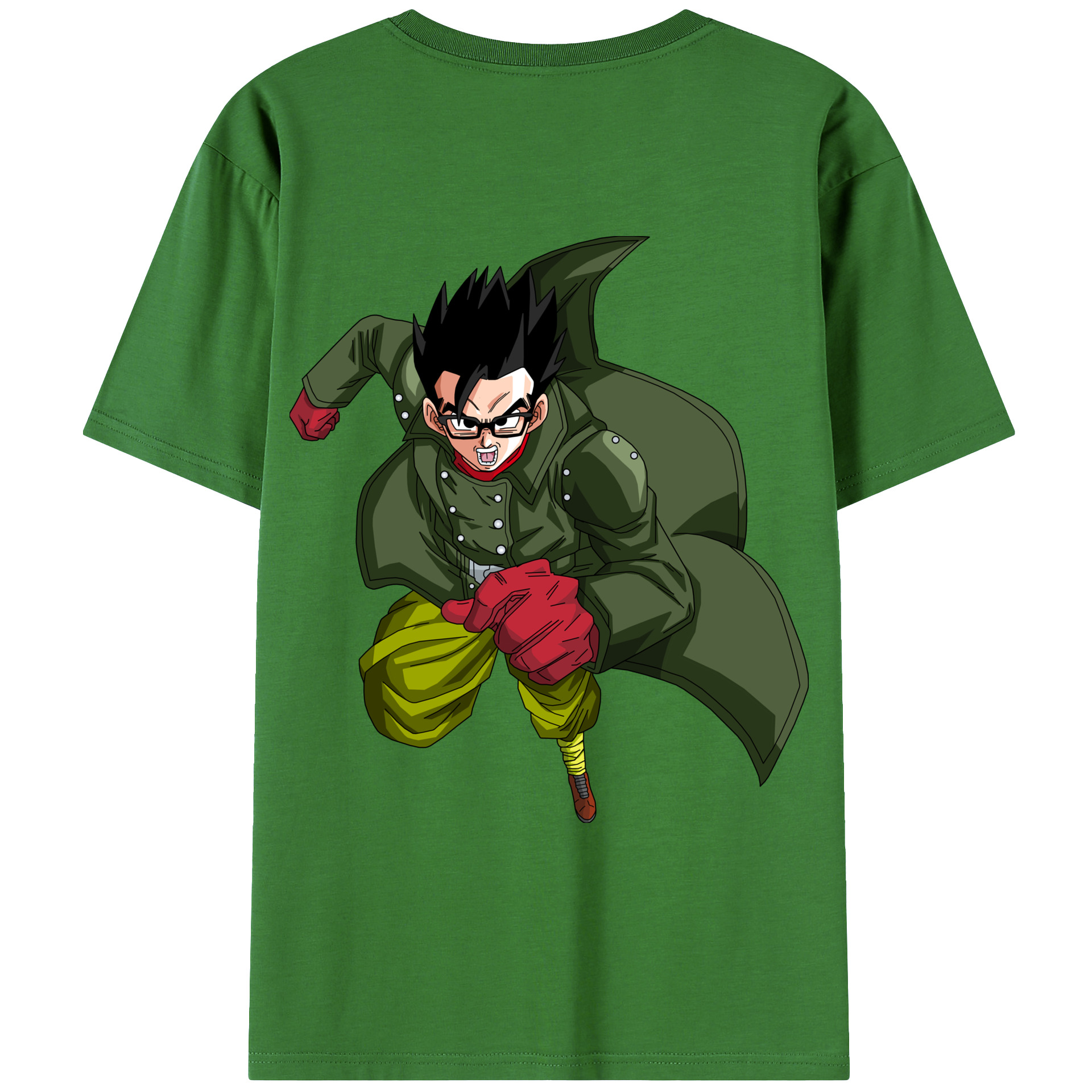 （画像用） ドラゴンボール 孫 悟飯（そんごはん）DRAGON BALL Son Gohan レディース半袖Tシャツ(バックプリント)